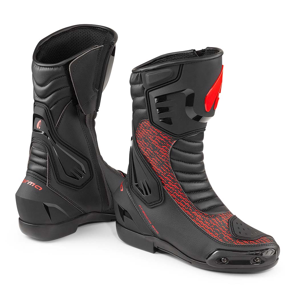 motorcycle boots forma freccia evo 2025 new sports street footwear and gear for riding red